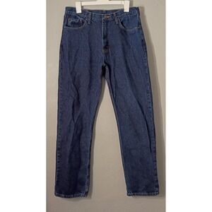 Wrangler Men's Regular Fit Dark Wash Jeans 34x32‎